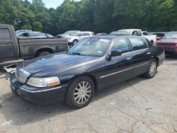 Salvage cars for sale at Austell, GA auction: 2007 Lincoln Town Car Signature