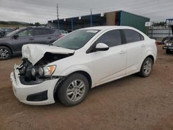 Salvage cars for sale at Colorado Springs, CO auction: 2015 Chevrolet Sonic LT