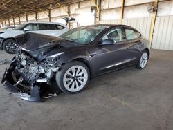 Carros salvage a la venta en subasta: 2022 Tesla Model 3