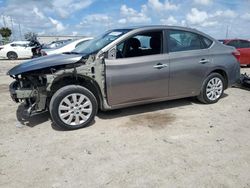 Salvage cars for sale at Riverview, FL auction: 2016 Nissan Sentra S