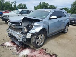 Chevrolet salvage cars for sale: 2014 Chevrolet Equinox LTZ