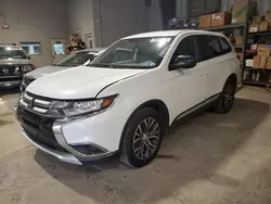 Salvage cars for sale from Copart West Mifflin, PA: 2016 Mitsubishi Outlander SE