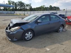 Toyota salvage cars for sale: 2015 Toyota Corolla L