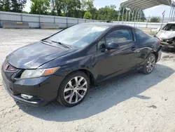 Salvage cars for sale at China Grove, NC auction: 2012 Honda Civic SI