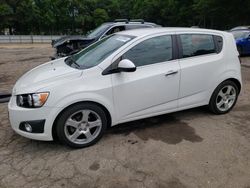 Salvage cars for sale at Austell, GA auction: 2016 Chevrolet Sonic LTZ