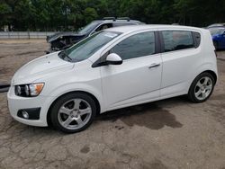 Chevrolet Vehiculos salvage en venta: 2016 Chevrolet Sonic LTZ