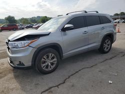 Toyota Highlander salvage cars for sale: 2015 Toyota Highlander XLE