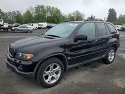 Salvage cars for sale from Copart Portland, OR: 2006 BMW X5 3.0I