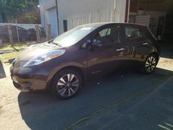 Carros dañados por inundaciones a la venta en subasta: 2016 Nissan Leaf SV