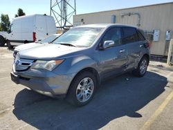 Acura salvage cars for sale: 2009 Acura MDX Technology