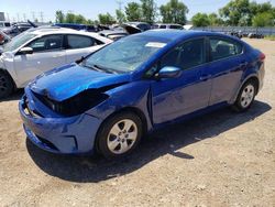 KIA Vehiculos salvage en venta: 2017 KIA Forte LX