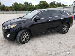 Salvage cars for sale at Fort Pierce, FL auction: 2018 KIA Sorento SX