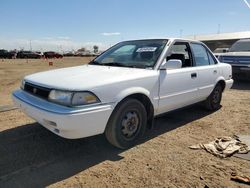 Toyota Corolla le salvage cars for sale: 1992 Toyota Corolla LE