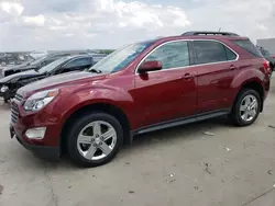 Salvage cars for sale at Grand Prairie, TX auction: 2016 Chevrolet Equinox LT