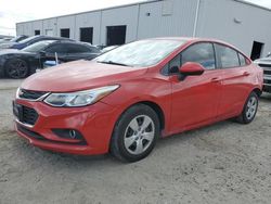 Salvage cars for sale at Jacksonville, FL auction: 2018 Chevrolet Cruze LS