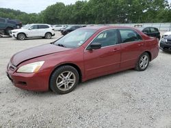 Salvage cars for sale at North Billerica, MA auction: 2007 Honda Accord SE