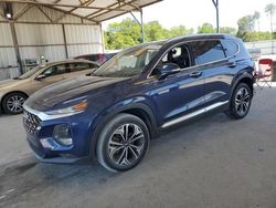 Hyundai Santa fe Limited salvage cars for sale: 2019 Hyundai Santa FE Limited