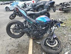 Salvage cars for sale from Copart Glassboro, NJ: 2022 Kawasaki EX400