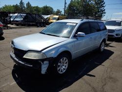 Volkswagen Vehiculos salvage en venta: 2003 Volkswagen Passat GL