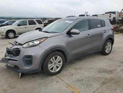 Salvage cars for sale at Grand Prairie, TX auction: 2017 KIA Sportage LX