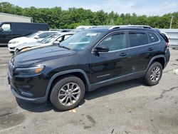 Salvage cars for sale at Exeter, RI auction: 2019 Jeep Cherokee Latitude Plus