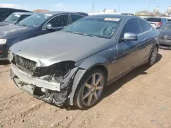 Mercedes-Benz salvage cars for sale: 2012 Mercedes-Benz C 350