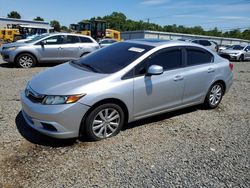 Honda salvage cars for sale: 2012 Honda Civic EX