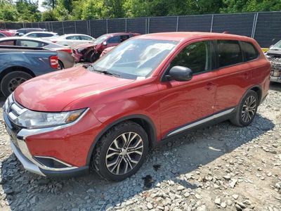 Salvage cars for sale from Copart Waldorf, MD: 2017 Mitsubishi Outlander ES