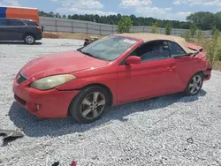 Toyota salvage cars for sale: 2005 Toyota Camry Solara SE