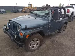 Vehiculos salvage en venta de Copart Anchorage, AK: 1998 Jeep Wrangler / TJ Sport