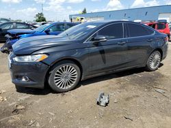 Vehiculos salvage en venta de Copart Woodhaven, MI: 2014 Ford Fusion Titanium