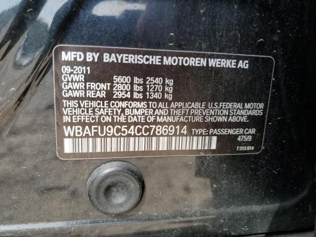 2012 BMW 550 XI