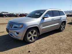 Jeep Grand Cherokee Overland salvage cars for sale: 2015 Jeep Grand Cherokee Overland