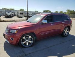 Jeep salvage cars for sale: 2015 Jeep Grand Cherokee Overland