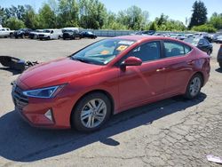 Salvage cars for sale at Portland, OR auction: 2019 Hyundai Elantra SEL