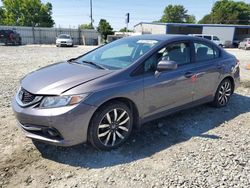 Honda salvage cars for sale: 2015 Honda Civic EXL