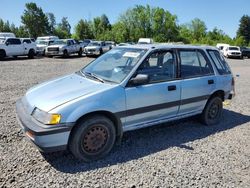 Salvage cars for sale at Portland, OR auction: 1991 Honda Civic