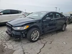 Salvage cars for sale at Dyer, IN auction: 2020 Ford Fusion SE