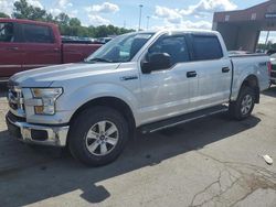 Salvage trucks for sale at Fort Wayne, IN auction: 2015 Ford F150 Supercrew