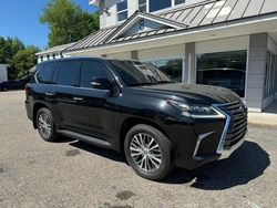 Salvage cars for sale at North Billerica, MA auction: 2018 Lexus LX 570