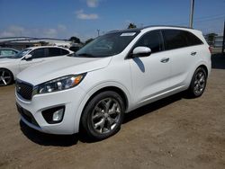 Salvage cars for sale from Copart San Diego, CA: 2016 KIA Sorento SX