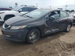 Salvage cars for sale from Copart Chicago Heights, IL: 2013 Honda Civic LX