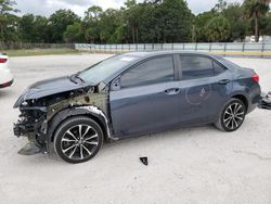 Salvage cars for sale from Copart Fort Pierce, FL: 2017 Toyota Corolla L