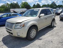 Mercury salvage cars for sale: 2010 Mercury Mariner Premier