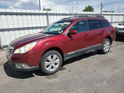 Salvage Cars with No Bids Yet For Sale at auction: 2011 Subaru Outback 3.6R Limited