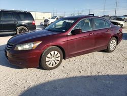 Salvage cars for sale from Copart Haslet, TX: 2011 Honda Accord LX