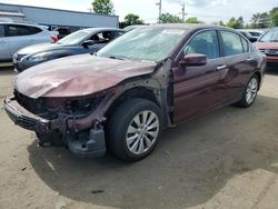 Salvage cars for sale at New Britain, CT auction: 2013 Honda Accord EXL