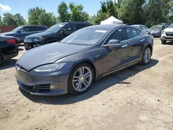 Salvage cars for sale at Baltimore, MD auction: 2015 Tesla Model S