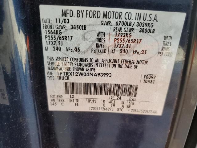 2004 Ford F150