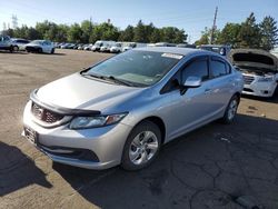 Salvage cars for sale at Denver, CO auction: 2013 Honda Civic LX